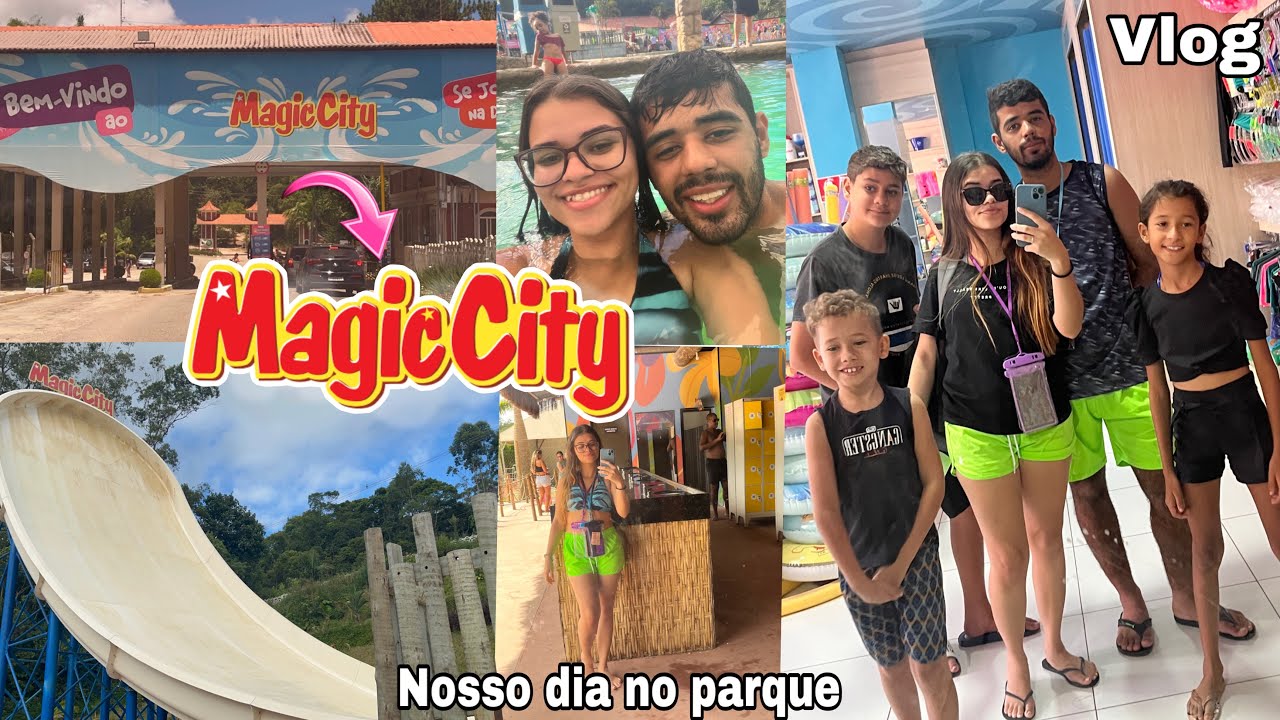 Magic City Vlog 🌊 | Nosso dia no parque aqu&aacute;tico em Suzano. ✨😍