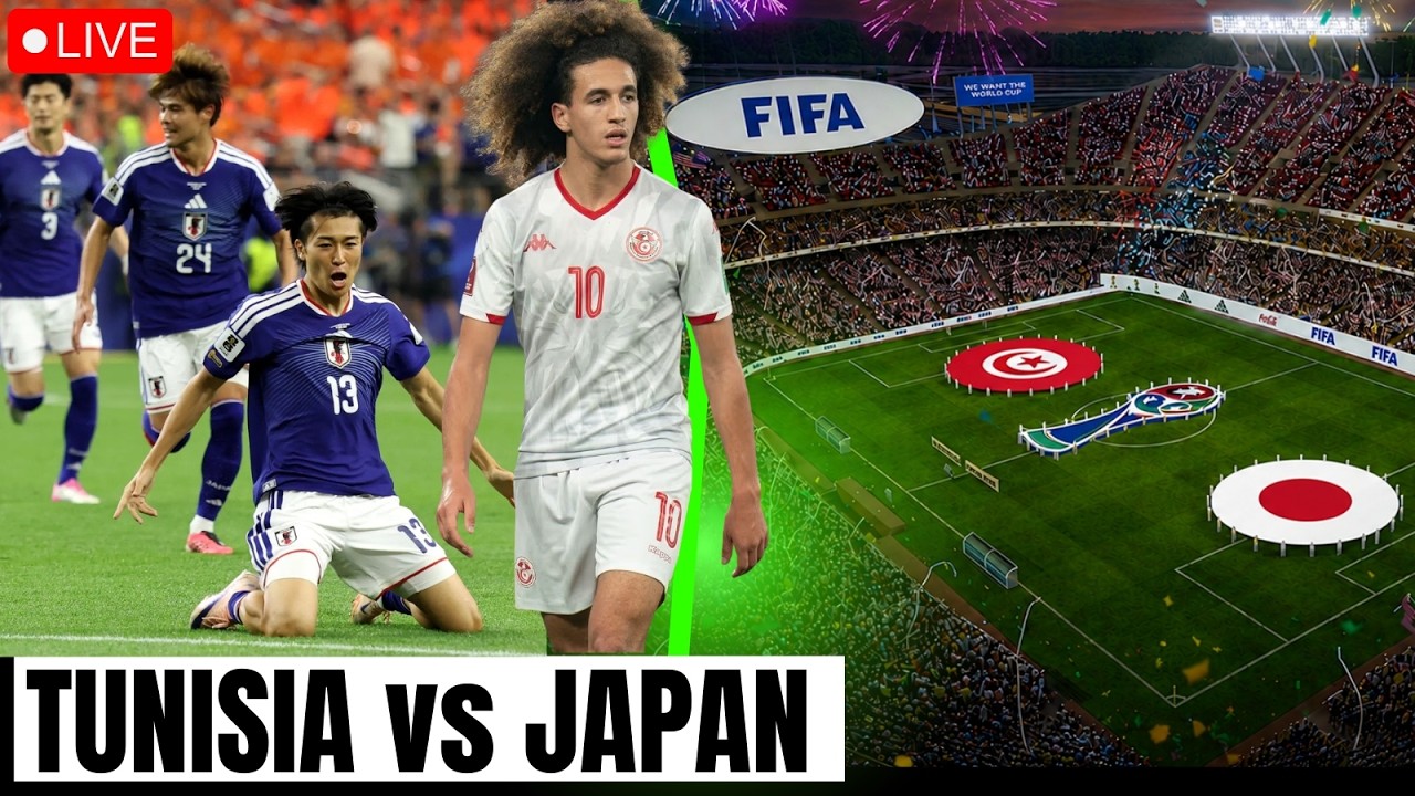 ⚽🔥 ТУНИС vs ЯПОНИЯ 🇹🇳🇯🇵 | ЧЕМПИОНАТ МИРА ПО ФУТБОЛУ 2026