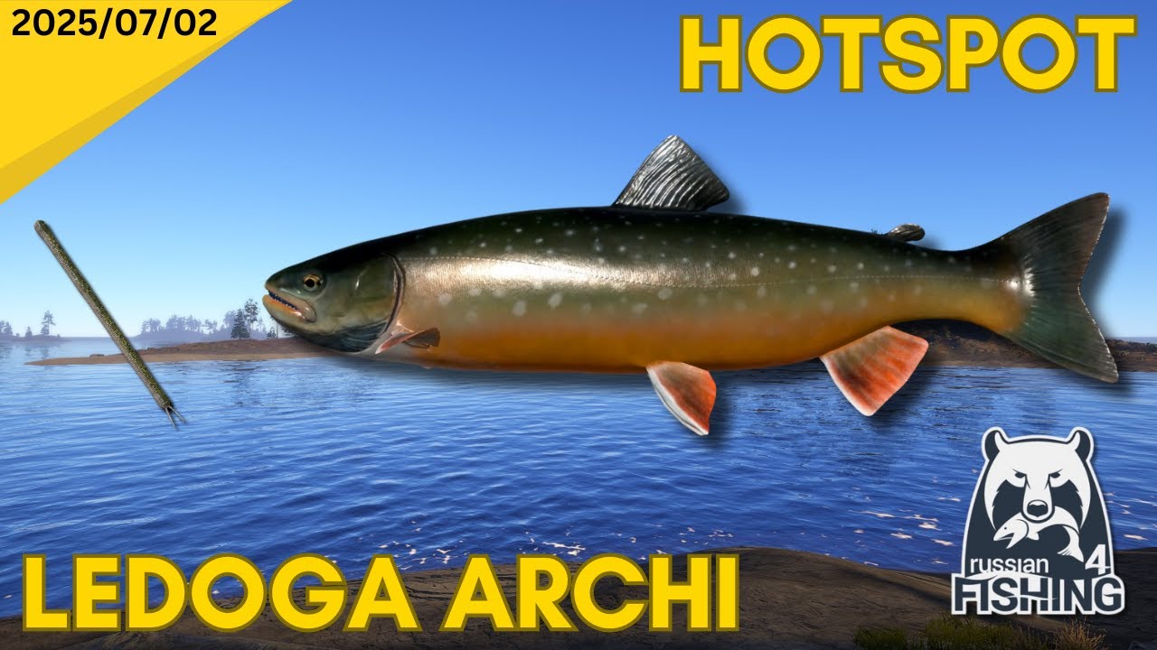 Ladoga Archipelago Red Char spot - Russian Fishing 4