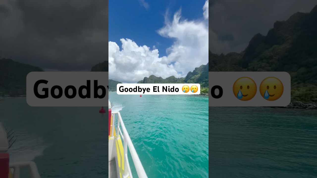 🥲🥲🥲 #travelvloggers #backpackingasia #beach #philippines #travelvlog #elnidotocoron #coron