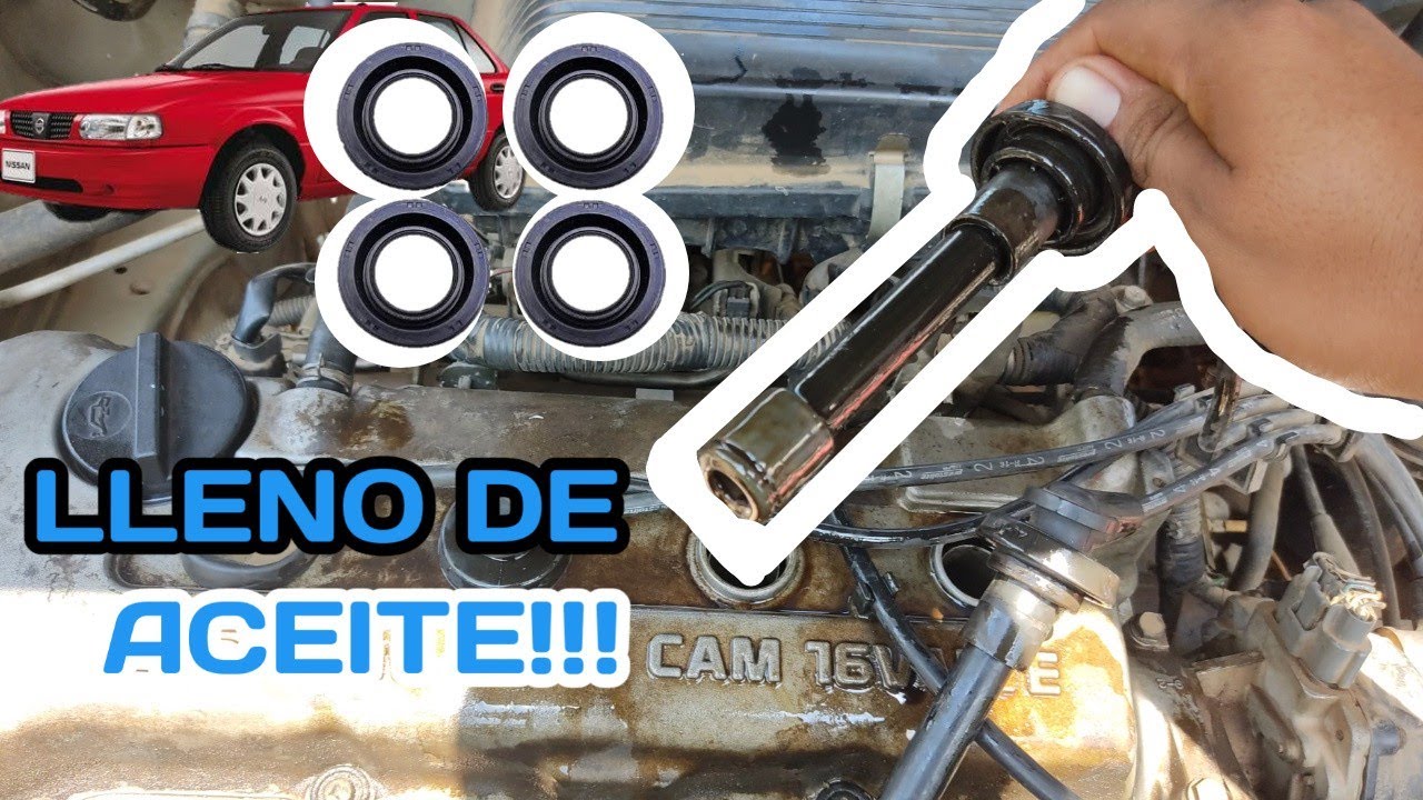 PORQUE SE MOJAN DE ACEITE LAS BUJÍAS Y CABLES DE UN TSURU ||SOLUCIÓN PASO A PASO