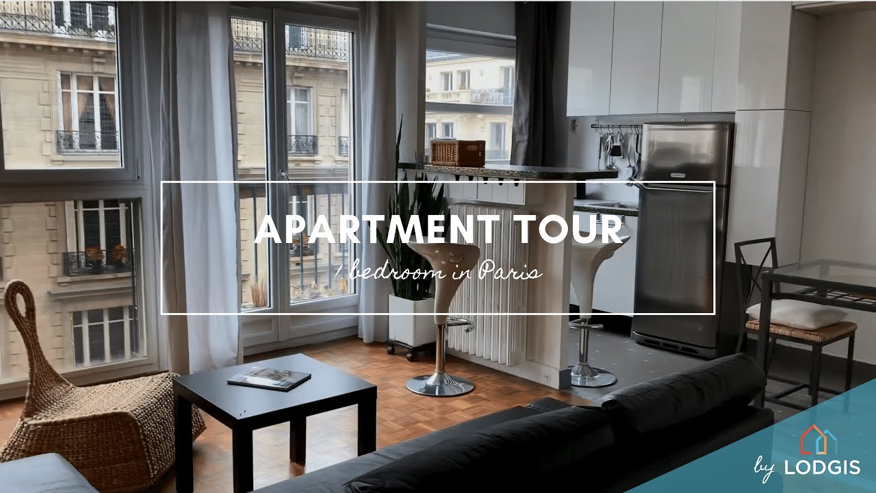 Apartment Tour // Furnished  46m2 in Paris – Ref : 20912002