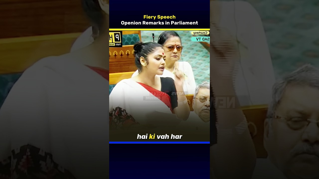 Saayoni Ghosh's opening remarks in Parliament | Fiery Speech | Direct News