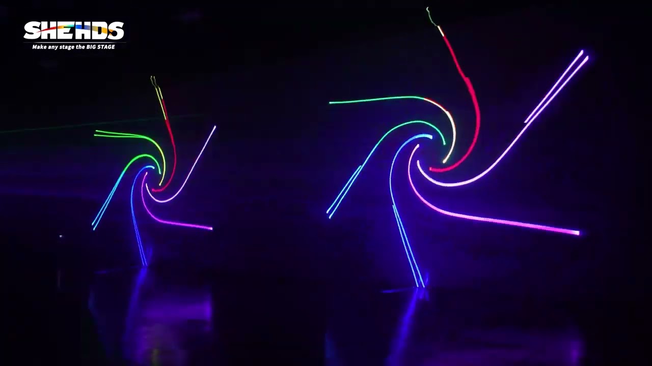 Shehds Waterproof 6W RGB Animation Laser