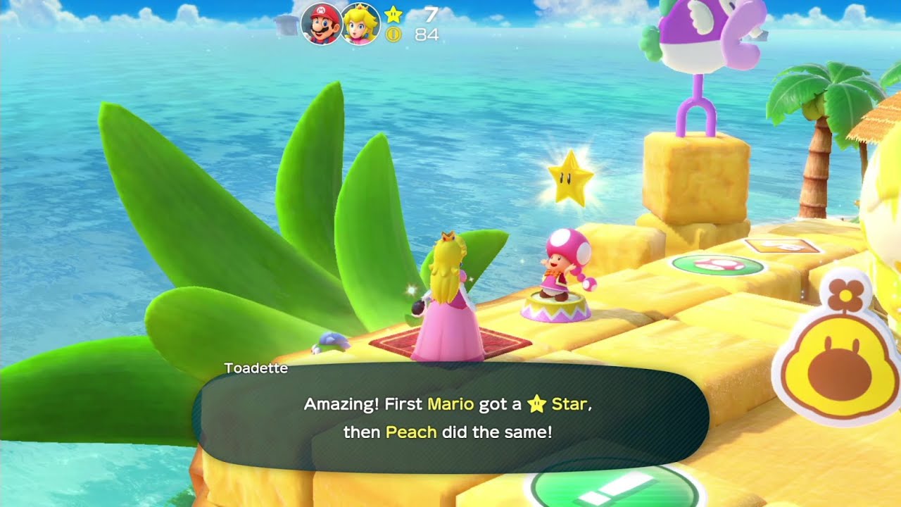 Super Mario Party #30 Watermelon Walkabout 15 turns (Mario & Peach Vs Daisy & Rosalina)