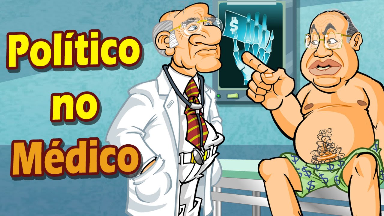 Piada animada - político no médico - ANIMATUNES