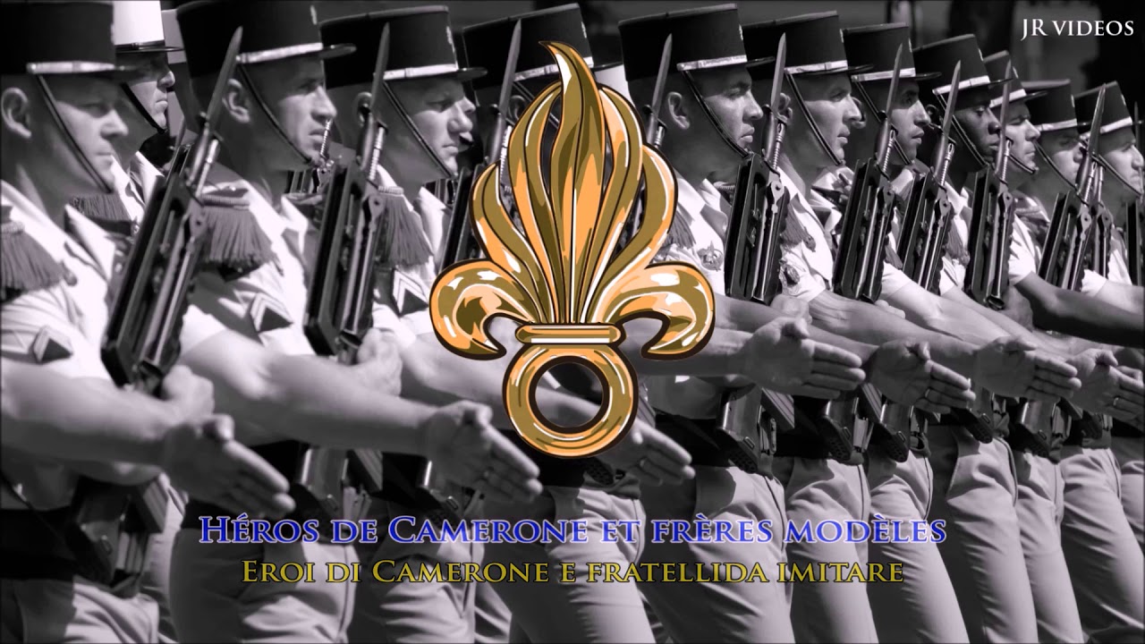 Marcia della Legione Straniera (FR/IT testo) - March of the French Foreign Legion (Italian)