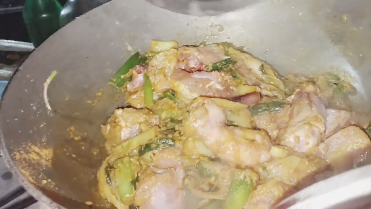 পিঁয়াজ পাতা চিকেন রেসিপি #cooking #recipe #cookingfood #viral 