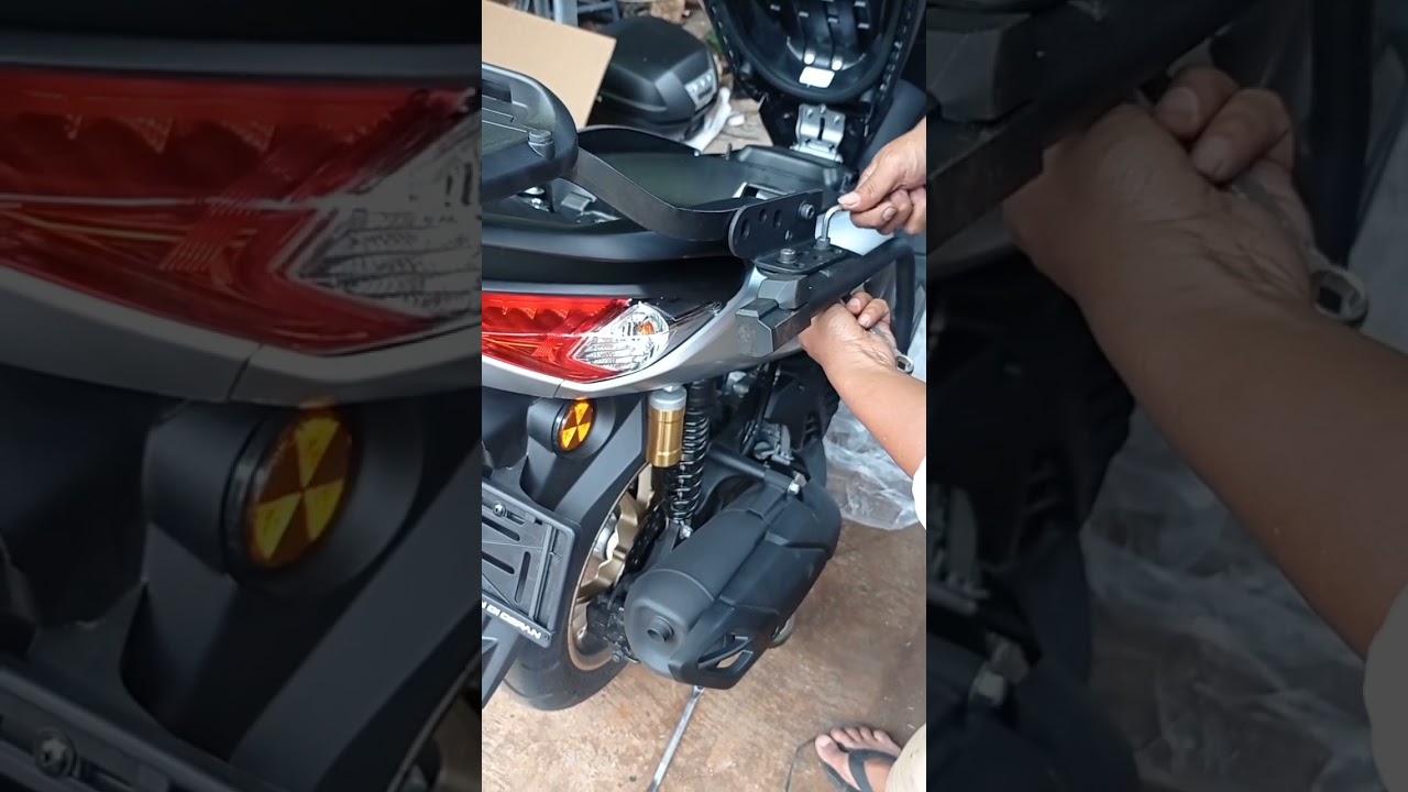 Pemasangan Box Shad SH23 pada motor Nmax #boxmotor
