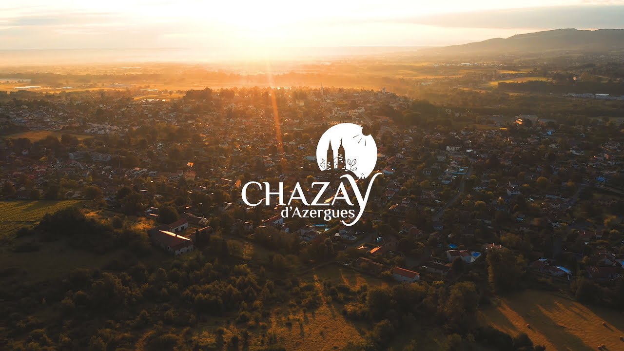Chazay d'Azergues vue du Ciel