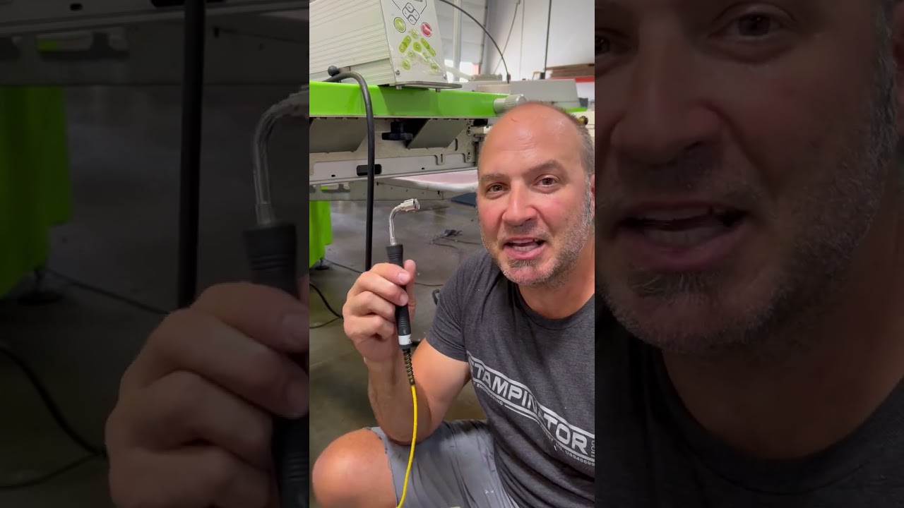 How to properly test the heating element temp of the Stampinator