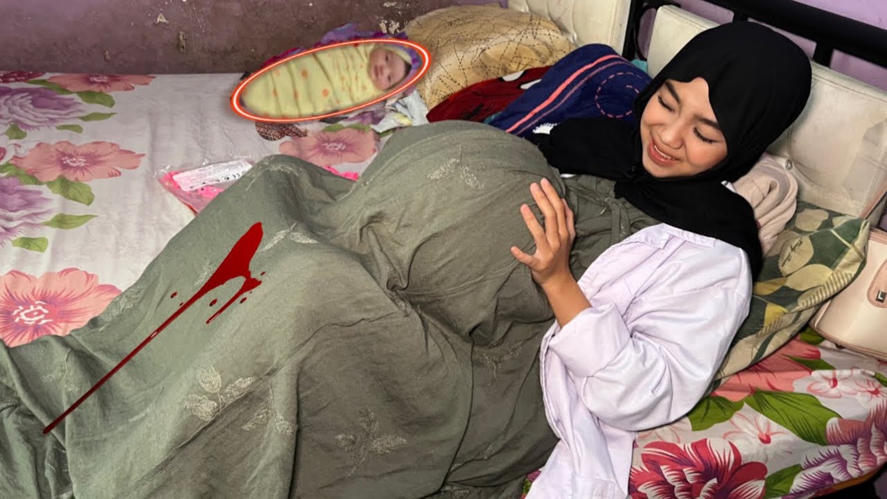 KAGET‼️TERKUNCI DI KAMAR IBU HAMIL TIBA2 KONTRAKSI SAMPAI MELAHIRKAN SENDIRI SECARA NORMAL
