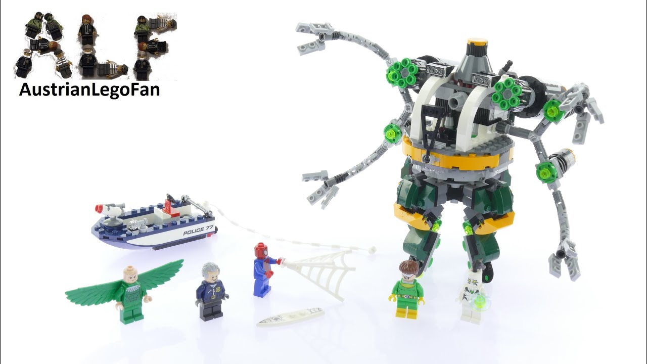 Lego Super Heroes 76059 Spider-Man Doc Ock's Tentacle Trap - Lego Speed Build Review