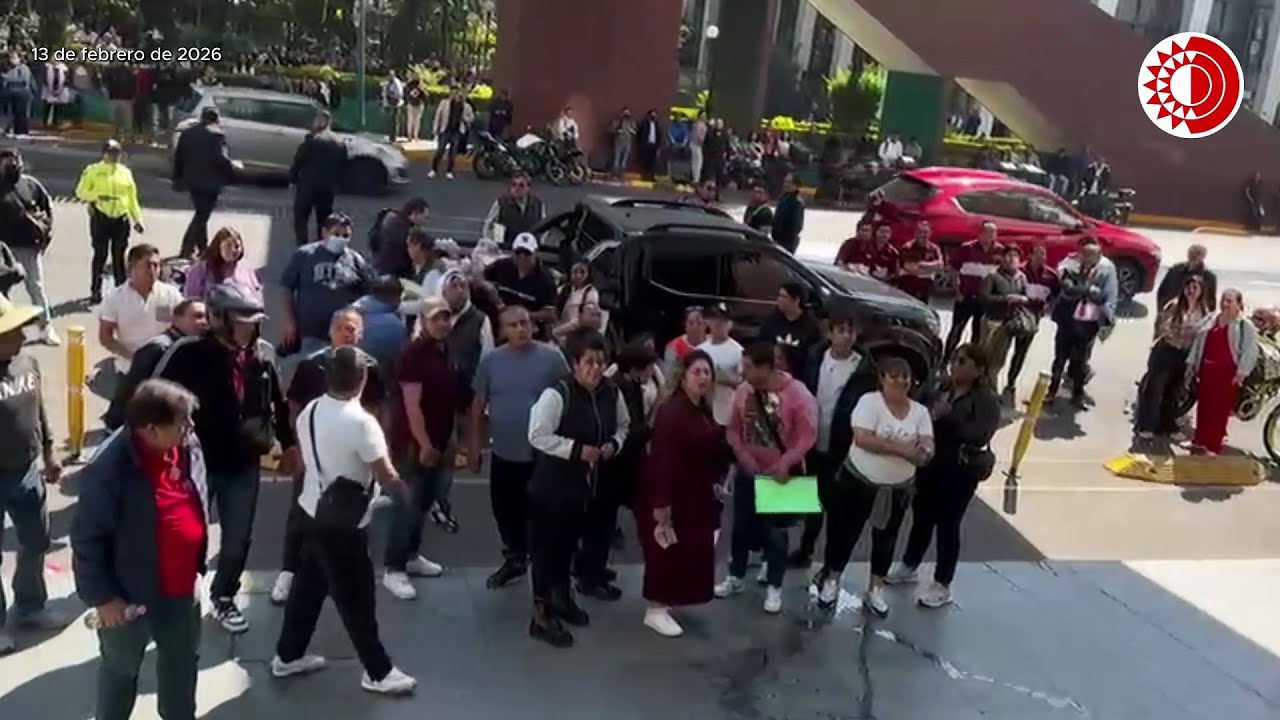 Trabajadores del PJCDMX protestan por relección sindical