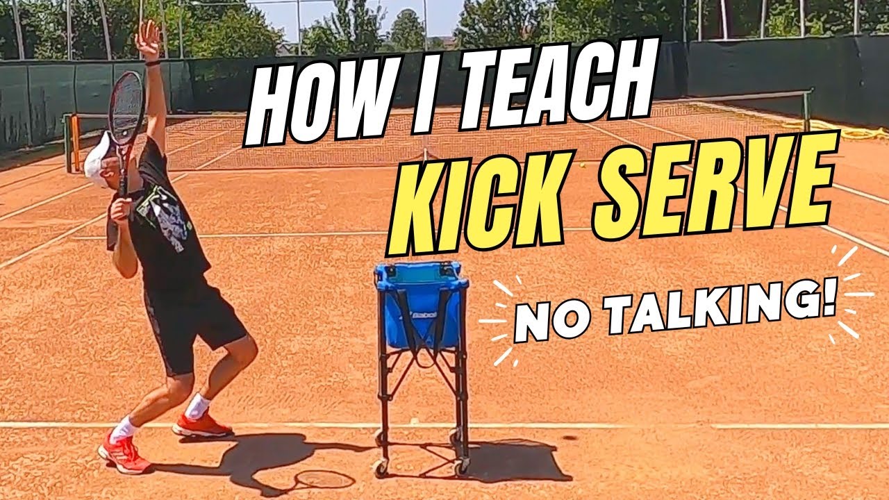 Complete KICK SERVE Tennis Lesson (No Talking!)🎾