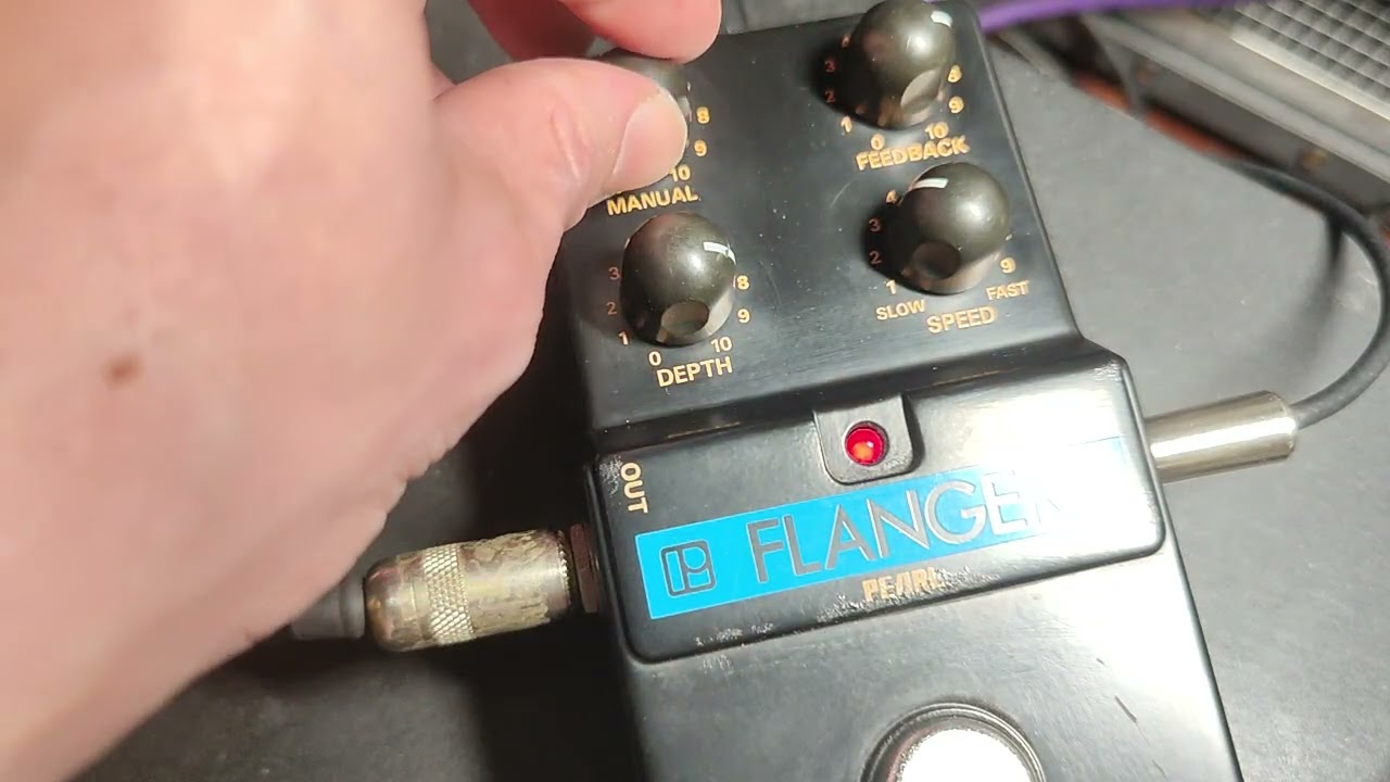 🌪️★ PEARL FG-01 FLANGER (Rotory sound!!!)
