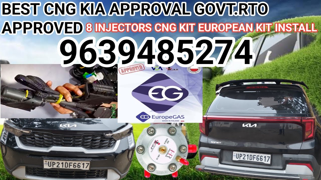 best cng KIA sonet cng install & approval cng performance in petrol best cng 👍 in moradabad up 21cng