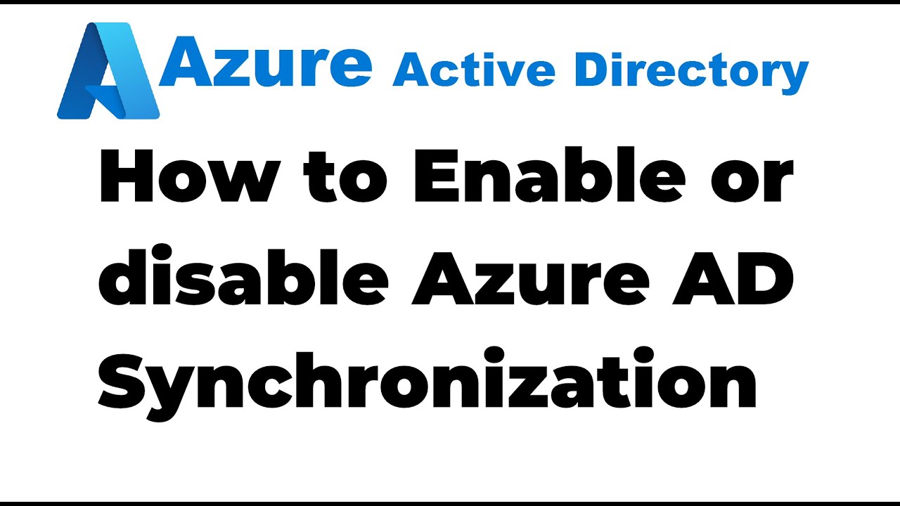 52. Как отключить синхронизацию Active Directory с Azure AD