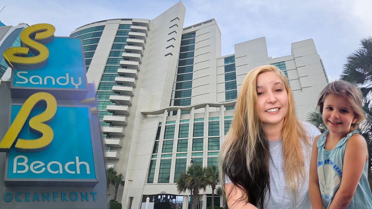 Sandy Beach Oceanfront Resort| Myrtle Beach, South Carolina| Room Tour and Review