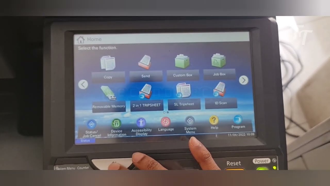 How to copy id card both side Kyocera TASKalfa Printer