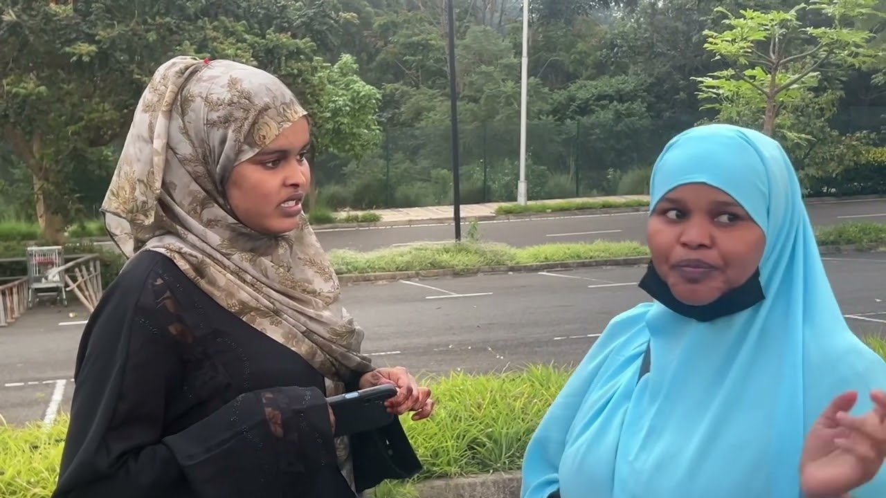 Fake girlfriend during celebration