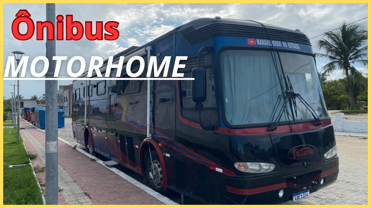 ÔNIBUS MOTORHOME GIGANTE uma verdadeira MANSÃO/ Viagem de MOTORHOME pelo Brasil .!!