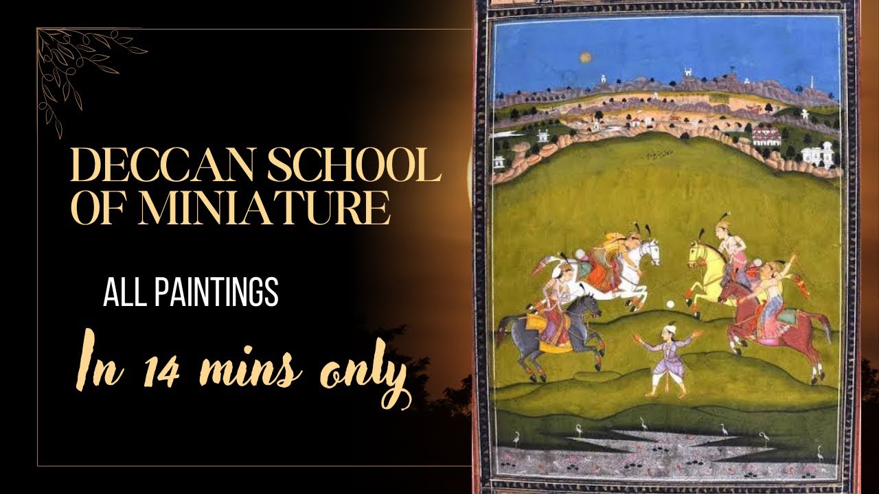 Deccan School of miniature painting (all paintings ) class 12 ￼￼￼