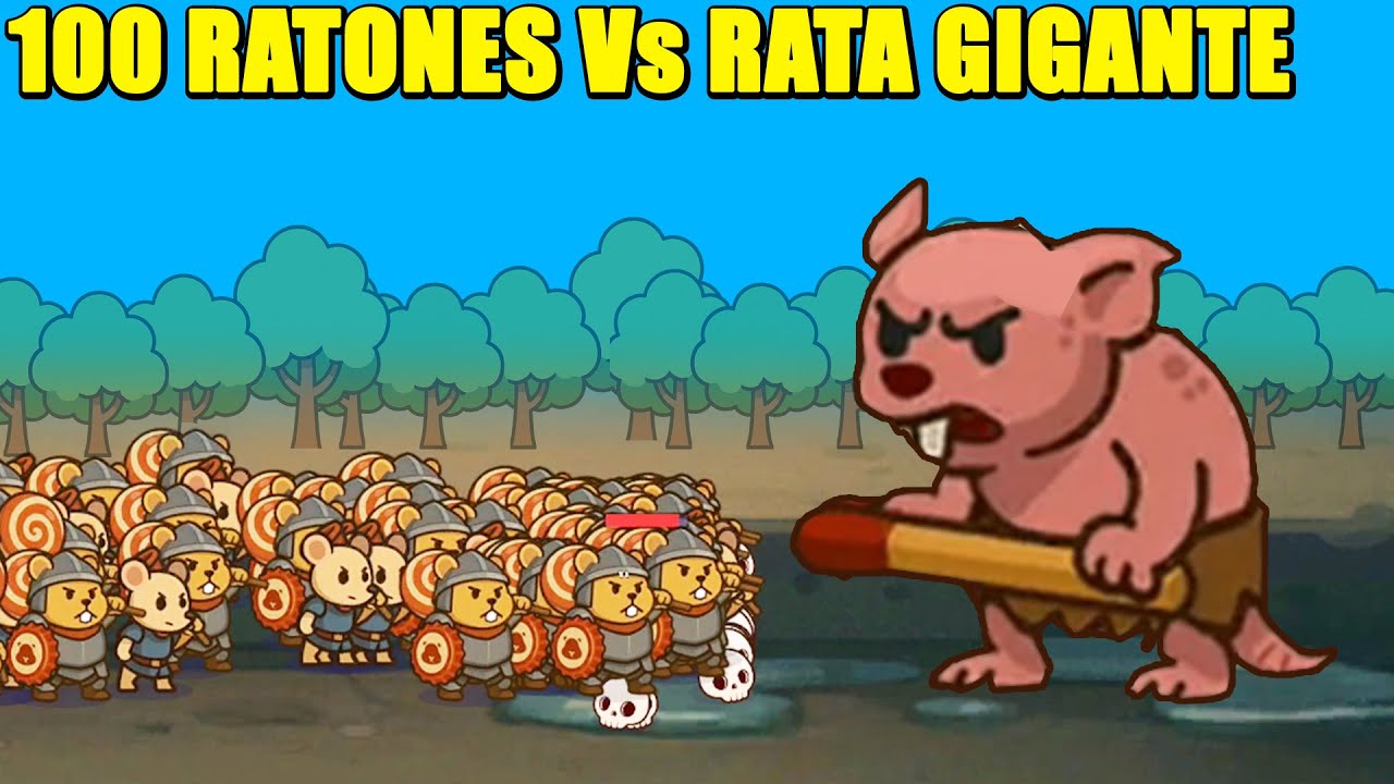 100 RATONES Vs 1 SUPER RATA