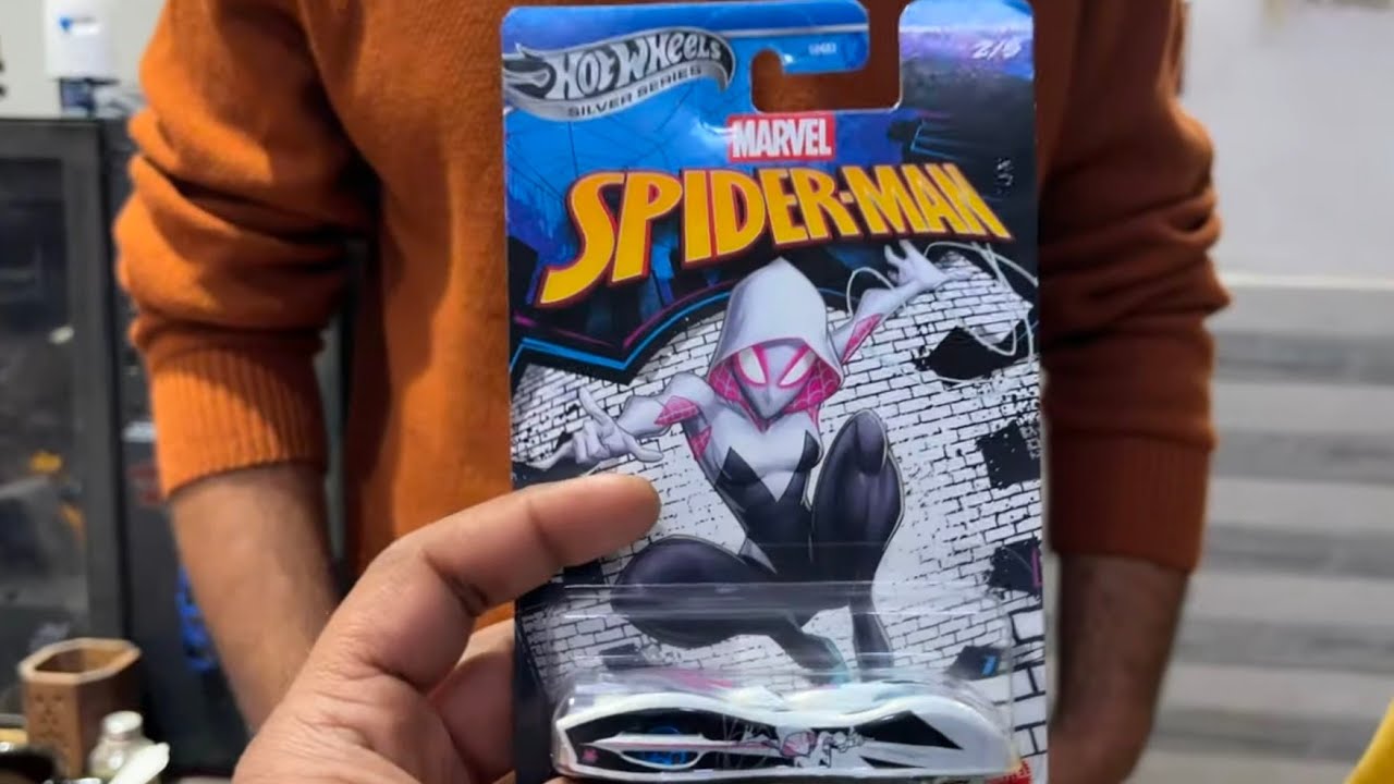 Hotwheels Spider man Ground Fx Spider Girl Diecast Car Unboxing