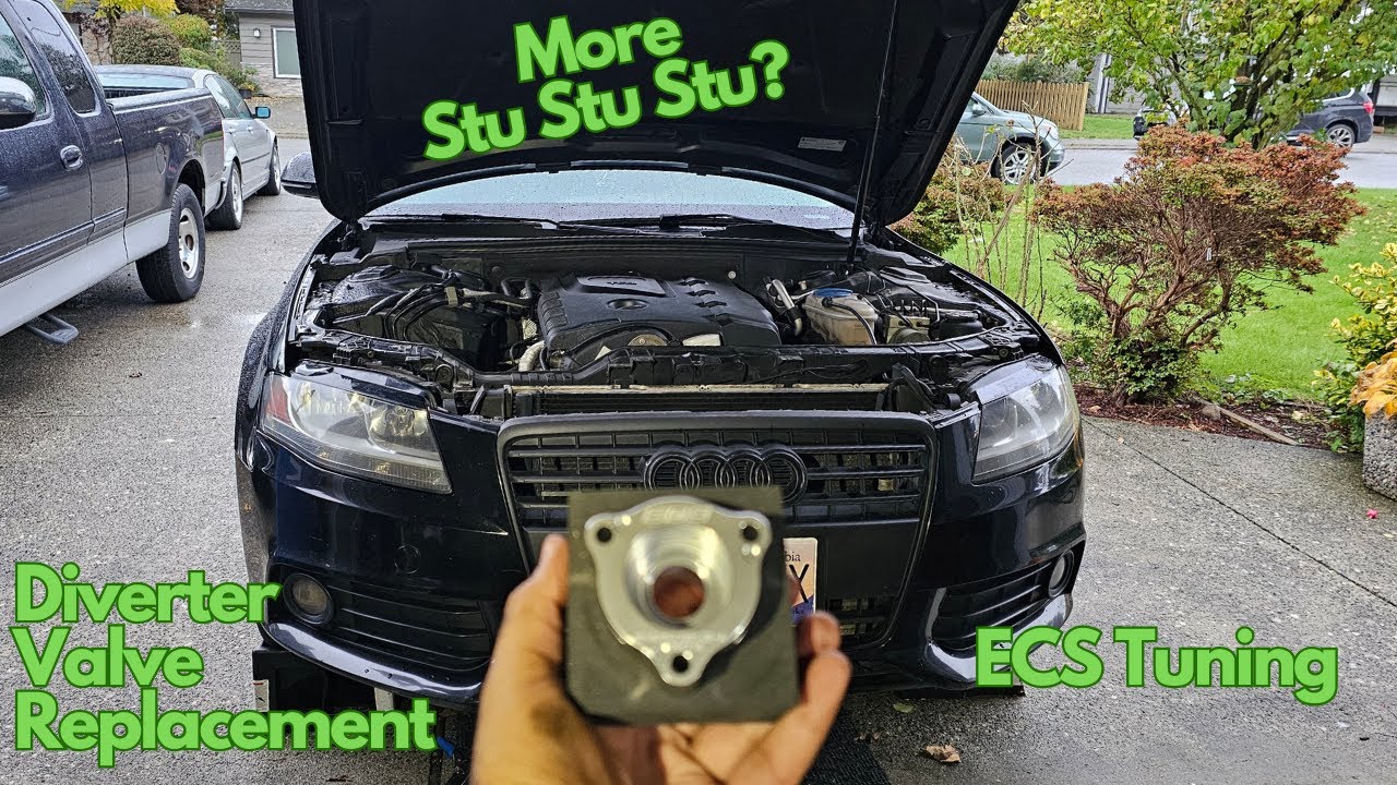 Установка распорки распределительного клапана для Audi A4 2.0 B8 ECS Tuning