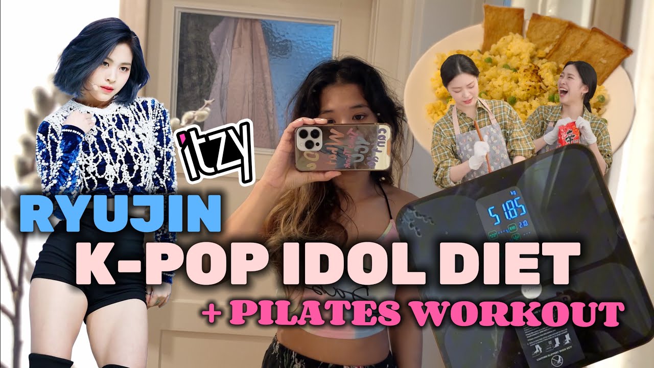 [Влог о диете K-POP-айдола] Я попробовала диету ITZY Ryujin на 5 дней + тренировка по пилатесу и ...