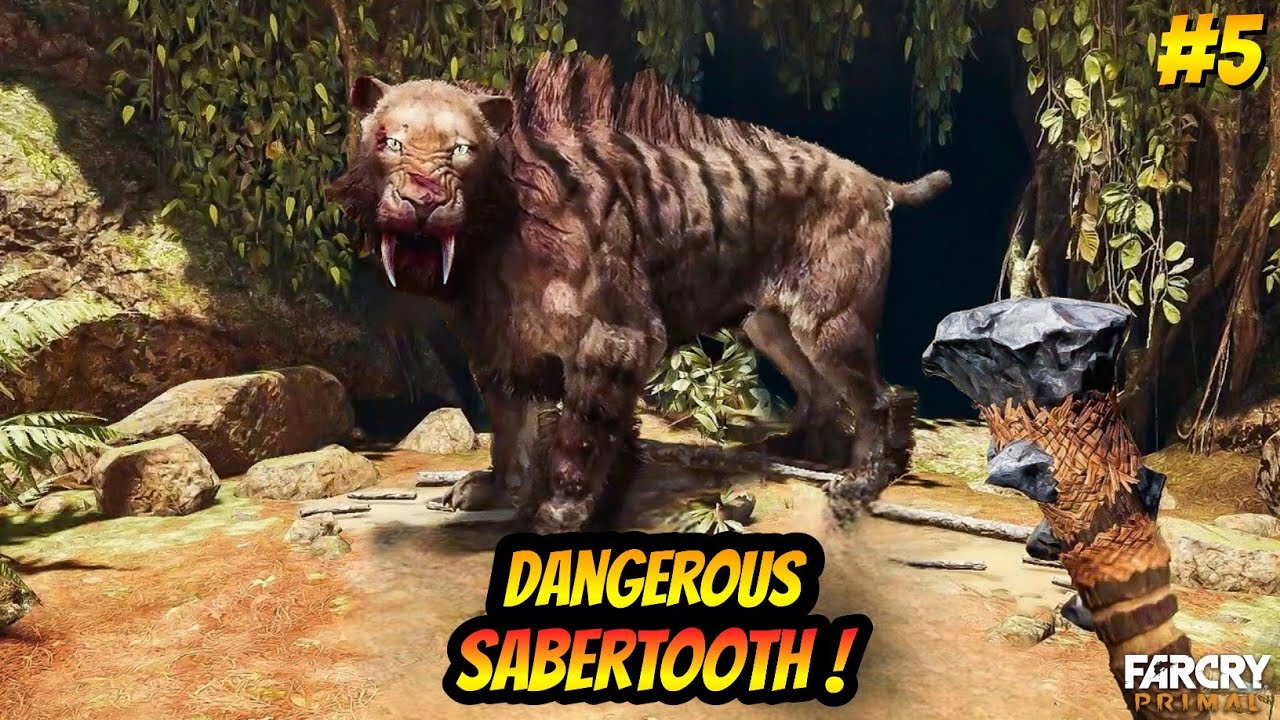 Taming MOST DANGEROUS SABERTOOTH - Farcry Primal #5