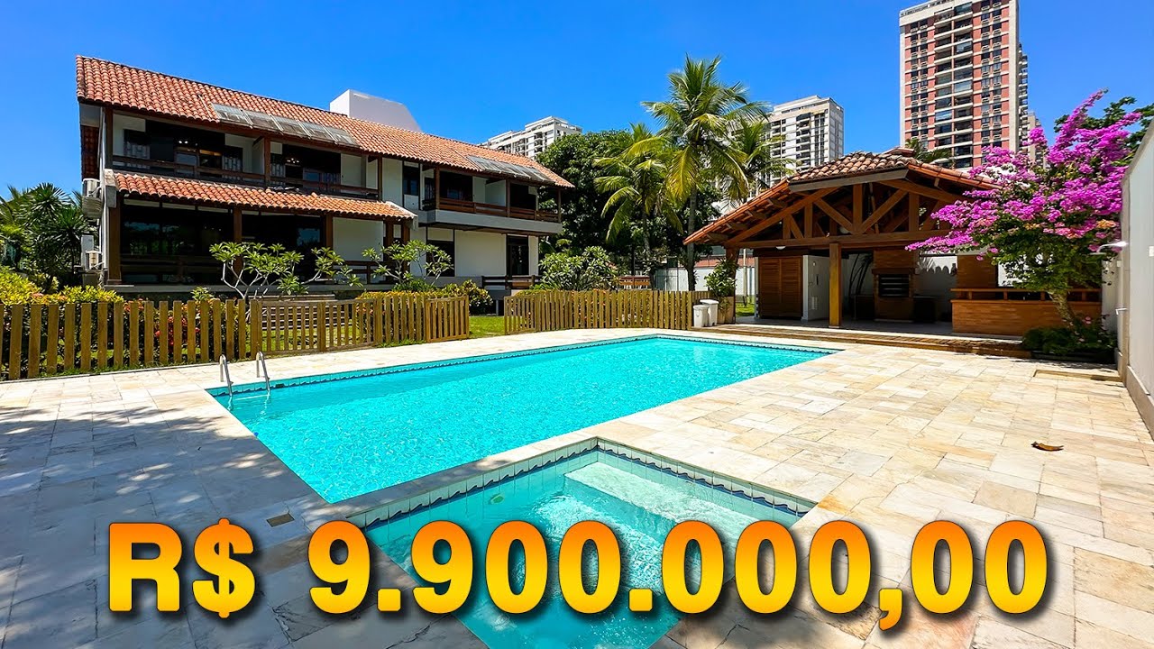 MANSÃO DE ALTO LUXO C\ 2.000M² E CAMPO DE FUTEBOL À VENDA NA BARRA!! | MULLER IMÓVEIS RJ