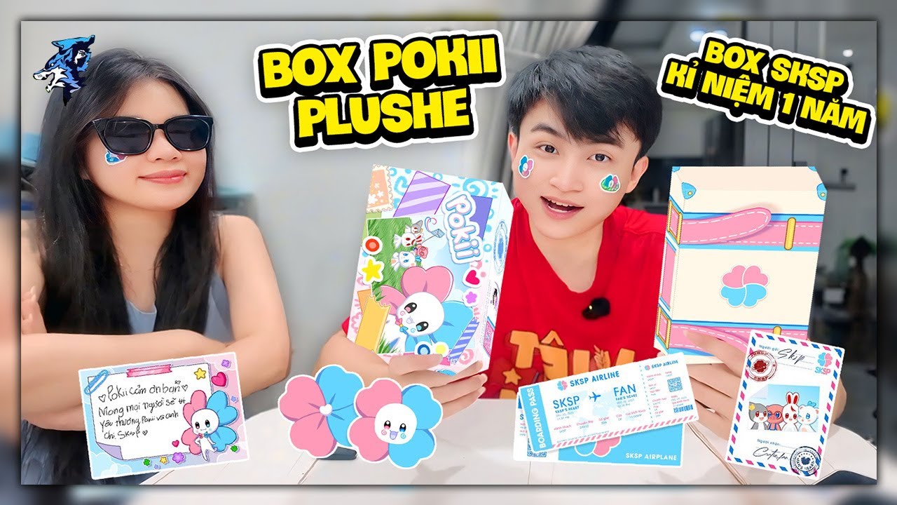 Siro Unbox Hộp Pokii Và SKSP Kỷ Niệm 1 Năm Bản Giới Hạn Bằng Hào Quang Người Nhà