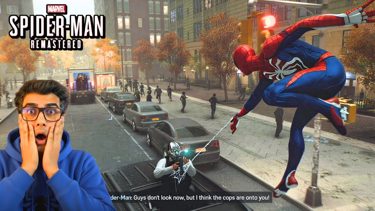Spider-Man Remastered | Explosion During Jeff’s Speech | Gameplay #8 | PS5 4K