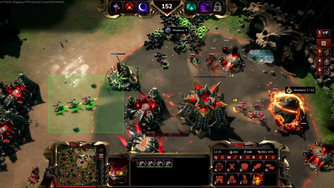 Stormgate: 1v1 Ranked | Connor5620 [Infernals] vs [Infernals] #12 | Boneyard