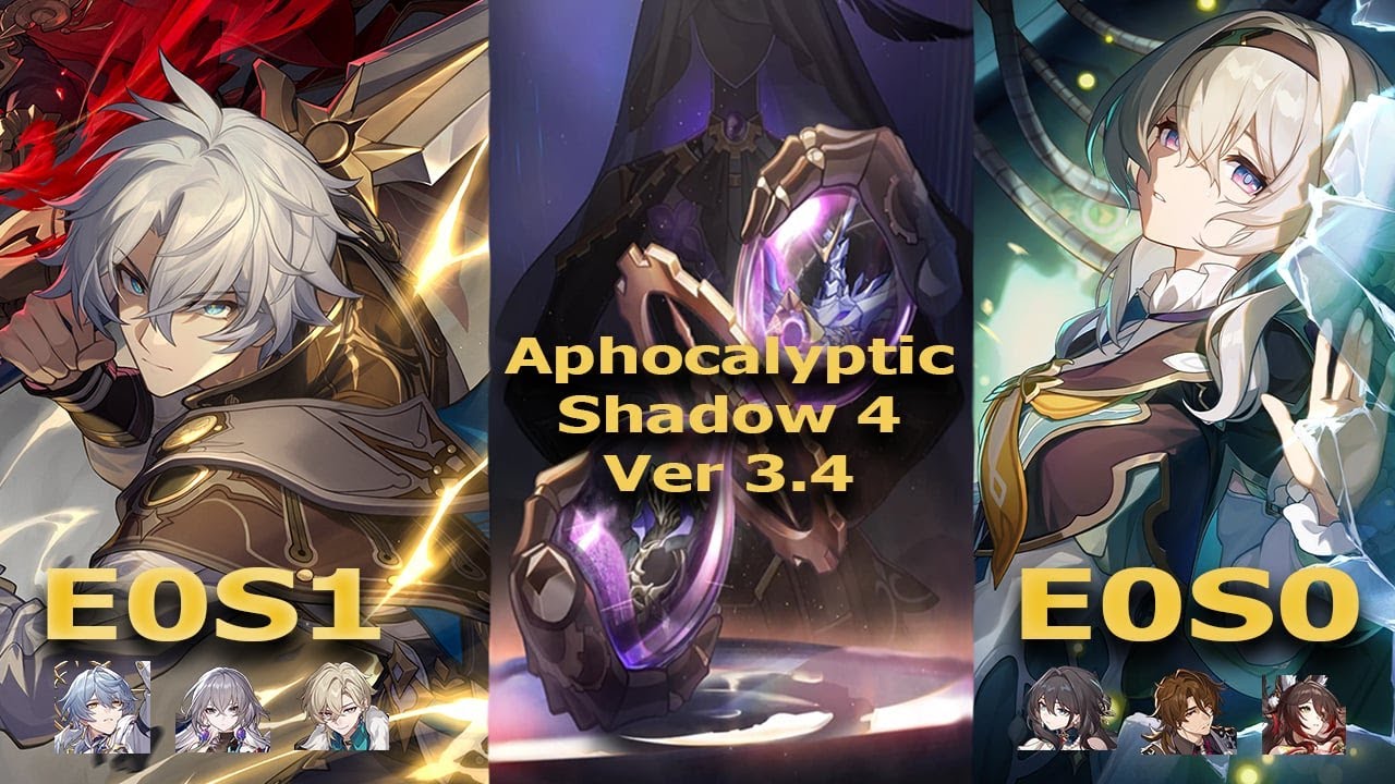 Apocalyptic Shadow 4 | Auto Play | Phainon E0S1 & Firefly E0S0 | Honkai: Star Rail | Version 3.4