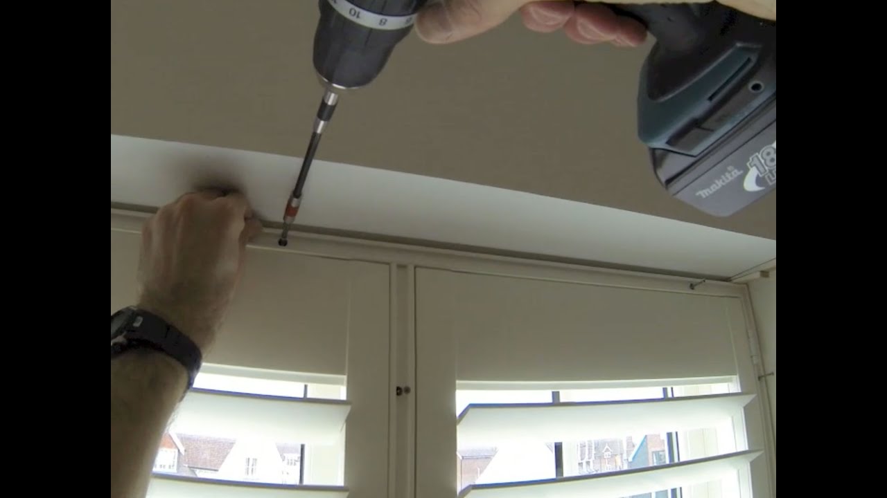 Installing plantation shutters with Tposts onto a wooden casement window