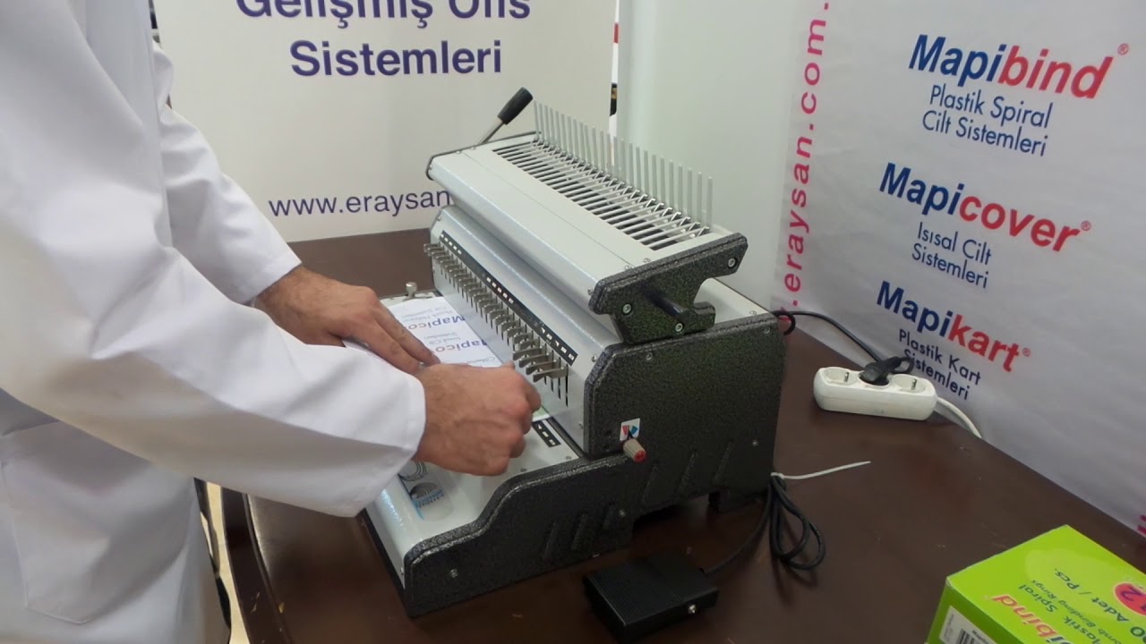Mapibind 440E  Elektrikli Plastik Spiral Cilt Makinesi