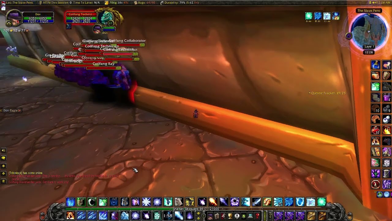 Mage solo SP boost 50-53 mobs blizzard flamestrike 8 minute clear no zanza