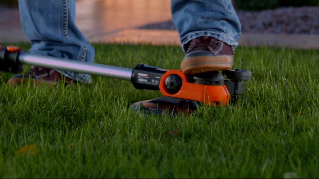 Worx 3.0 Trimmer & Edger w/2 Batteries, Command Feed & 6 Spools on QVC