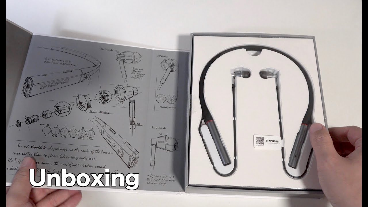 1MORE Triple Driver BT In-Ear Headphones Unboxing
