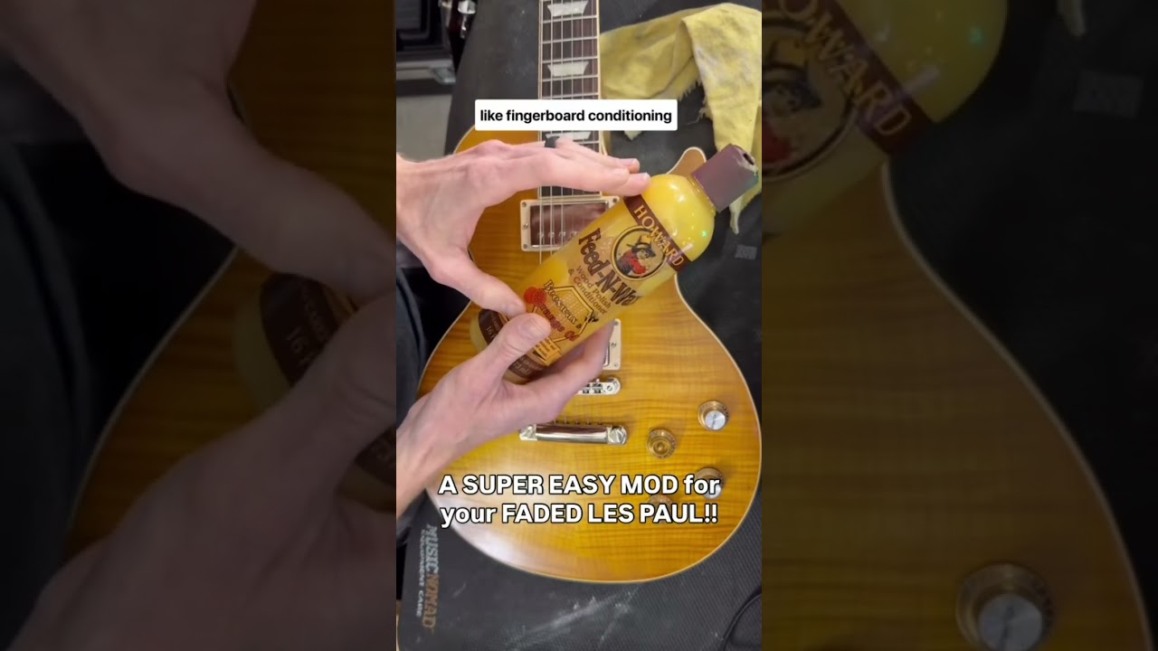 A super EASY MOD for your FADED LES PAUL #lespaul #gibson #guitar #guitartok #guitarreels #luthier