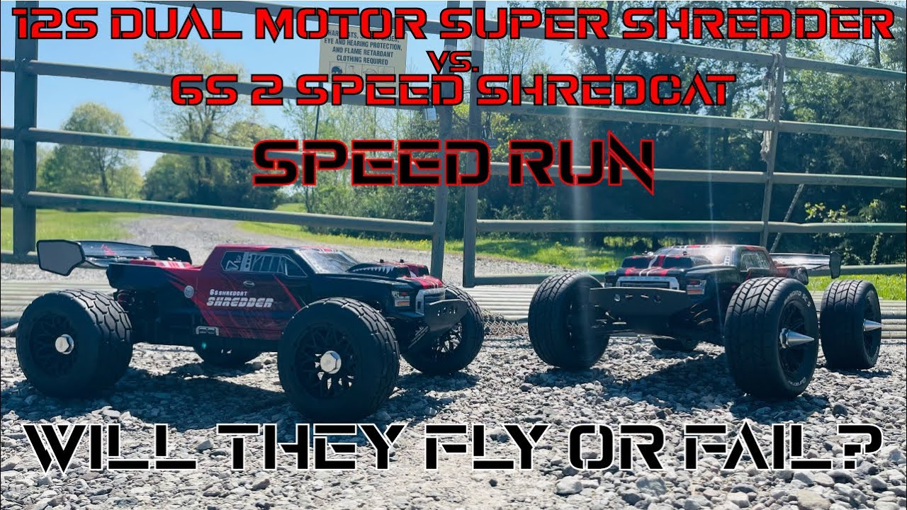 SPEED SHOWDOWN DUEL MOTOR Super Shredder vs 6s 2SPEED Shredcat