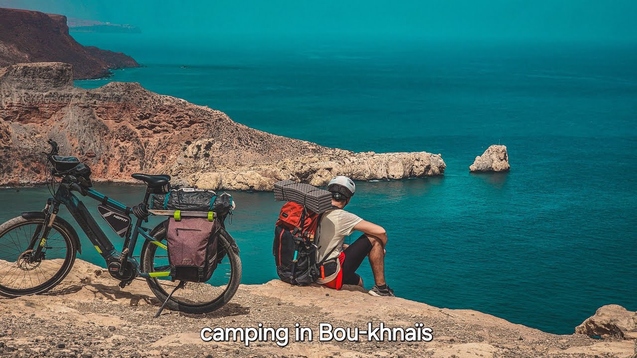 رحلة تخييم و استكشاف بالدراجة الهوائية لشاطئ بوخنايس تلمسان 2024 camping plage Boukhnaïs