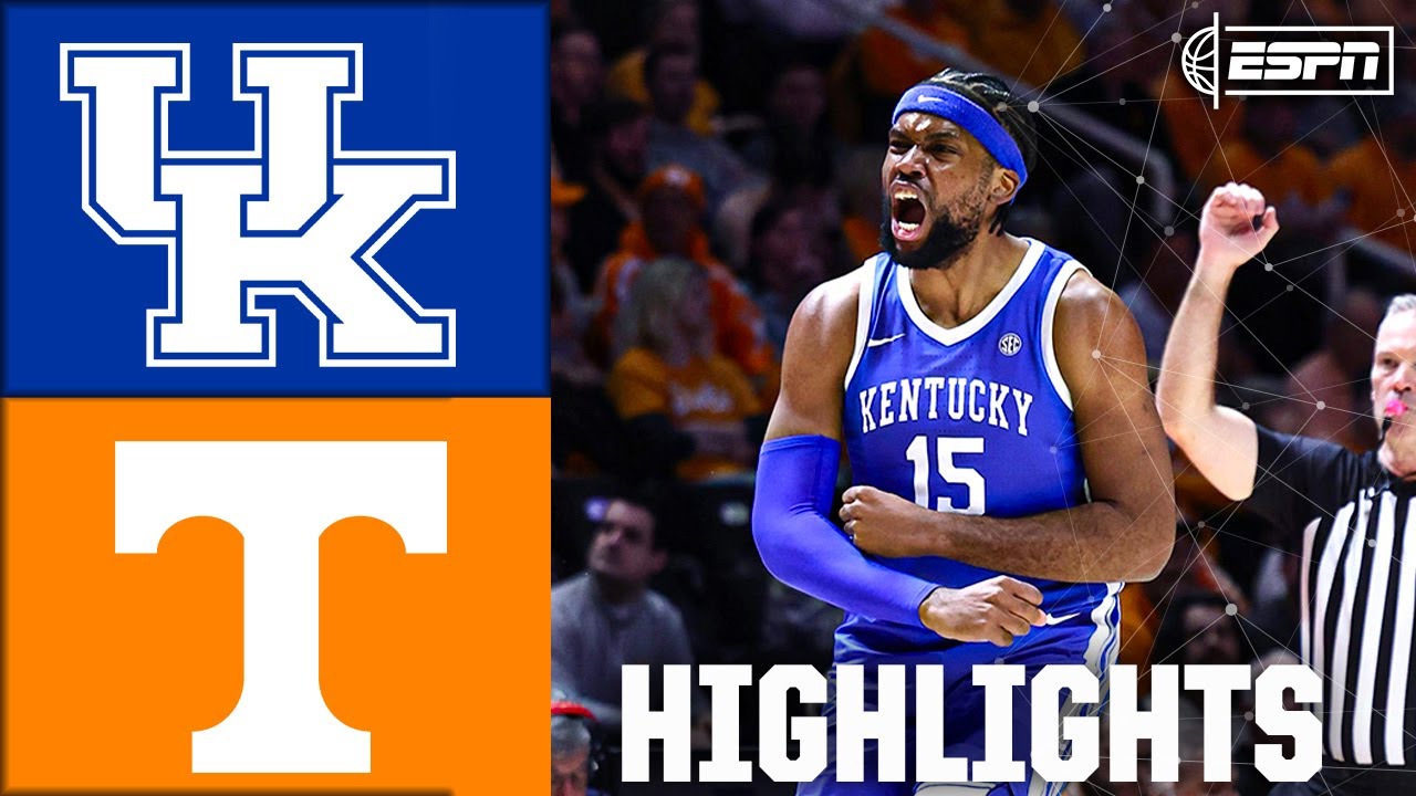 SEC SHOWDOWN 🍿 Kentucky Wildcats vs. Tennessee Volunteers | Full Game Highlights | ESPN CBB