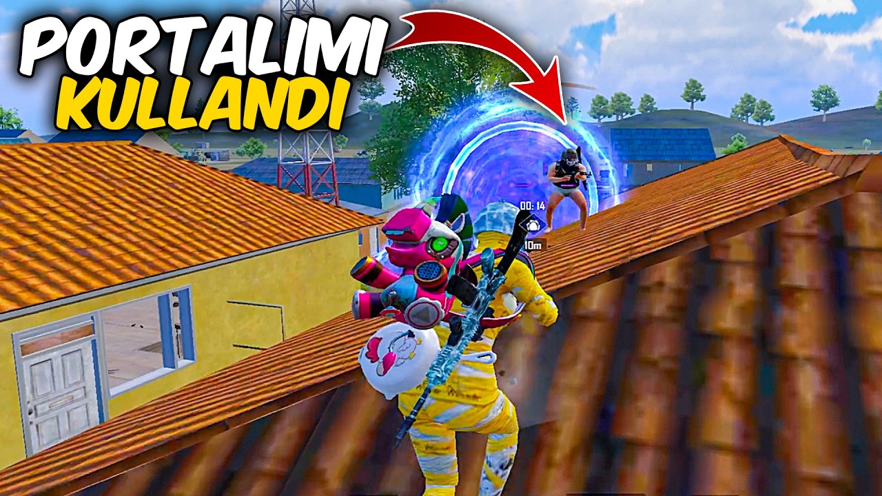 PORTALLAR İLE RAKİPLERİ SİNİR ETTİM HER ANI HAREKETLİ MAÇLAR... | PUBG MOBİLE