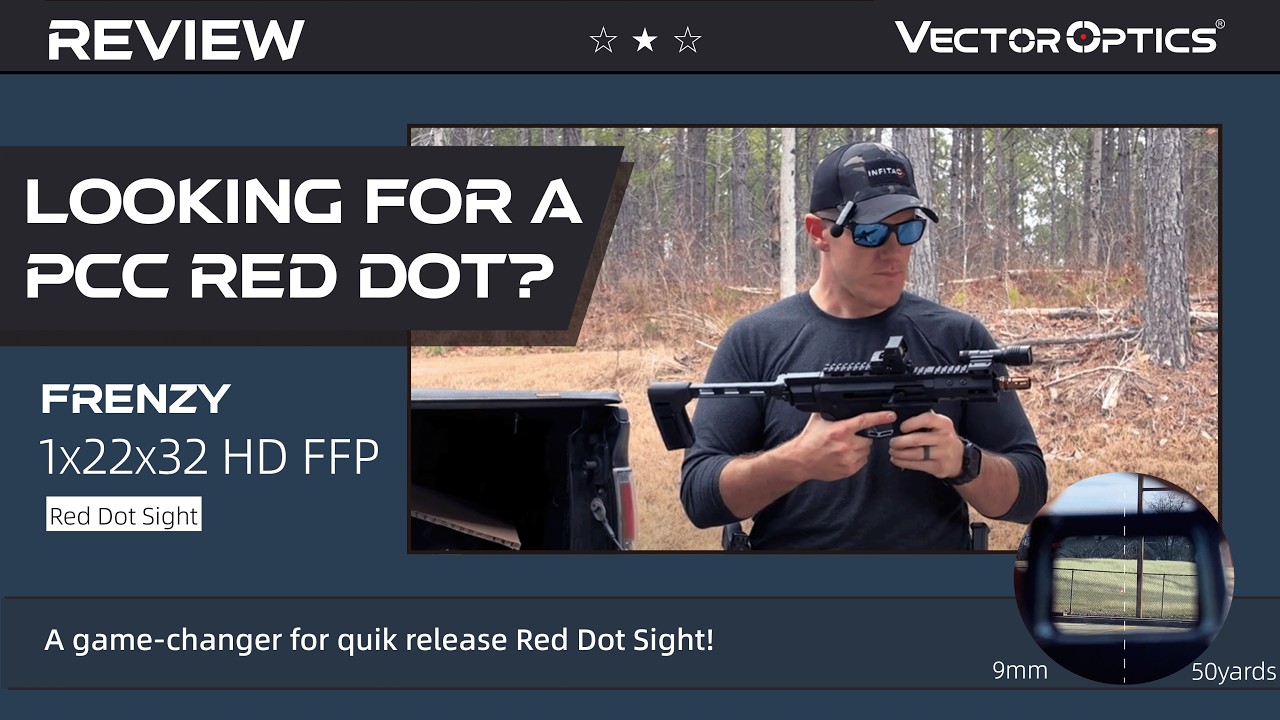 Vector Optics | Frenzy Plus 1x22x32 (SCRD-65): революционный коллиматорный прицел Quik Release Re...