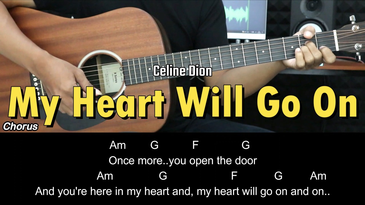 My Heart Will Go On - Celine Dion | EASY Guitar Tutorial with Chords / Lyrics