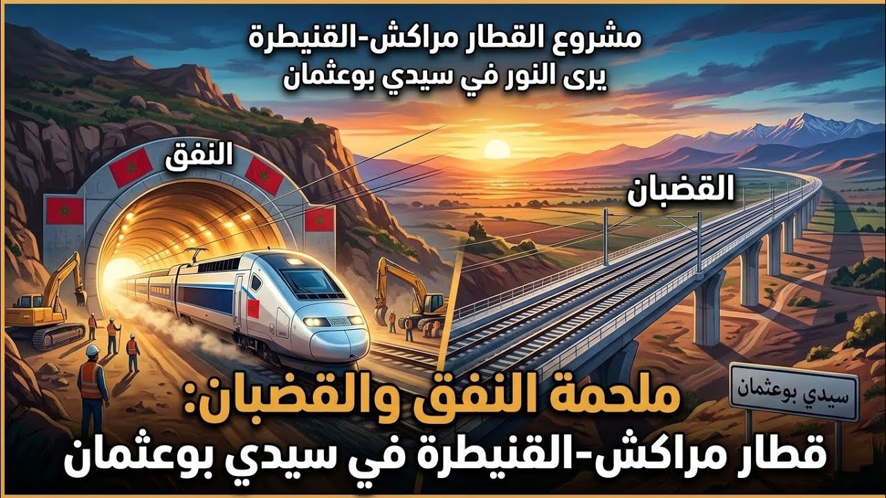  مشروع قطار مراكش - القنيطرة يرى النور في سيدي بوعثمان